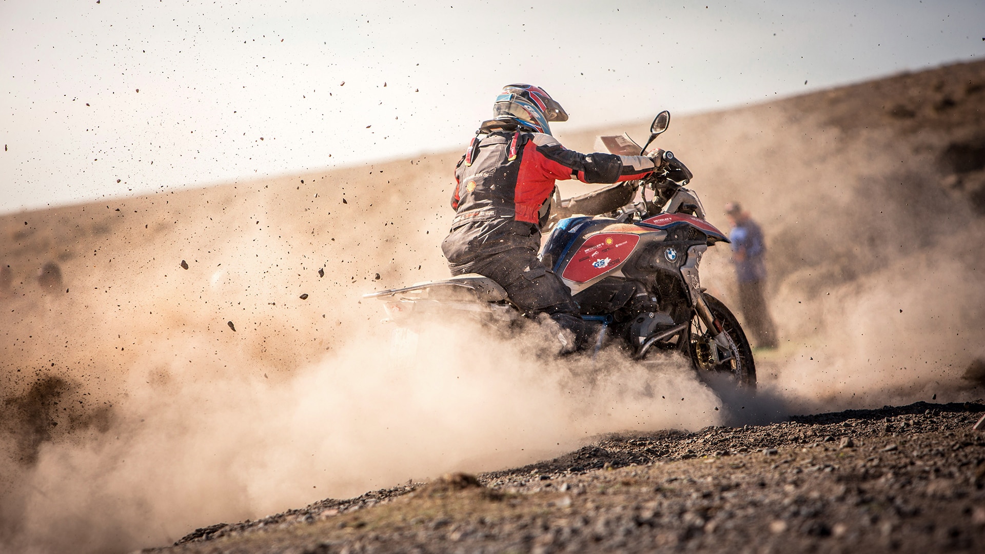 R 1250 GS Aventura en terrenos difíciles.