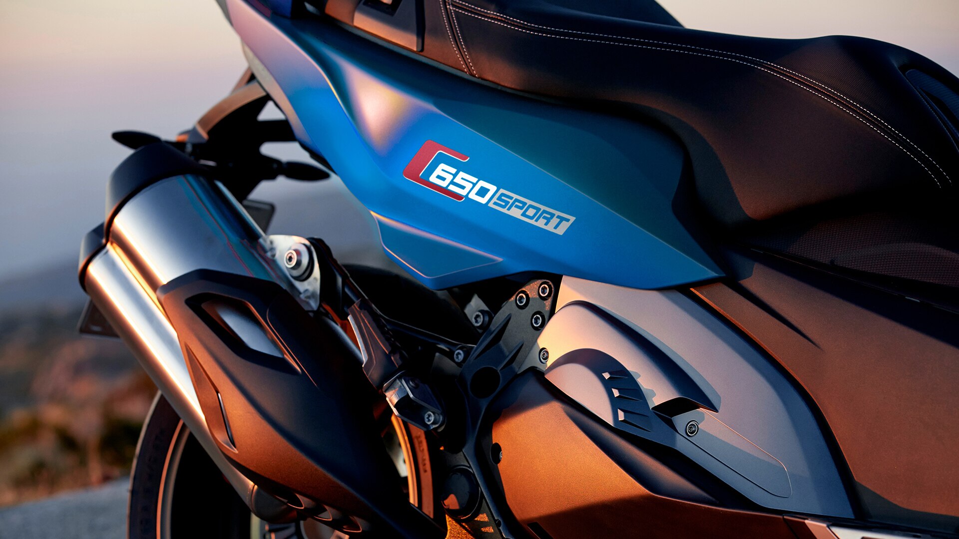 Sección trasera de la C 650 Sport